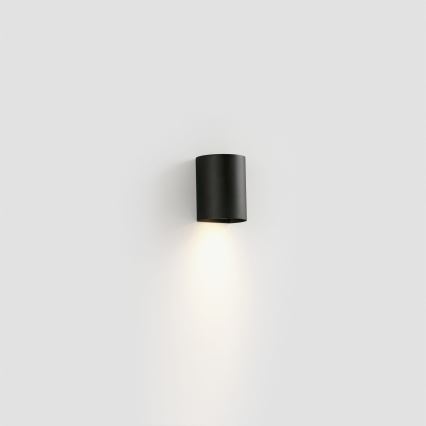 FARO 40523 - Applique murale SOLE 1xGU10/8W/230V noir arrondi