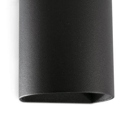 FARO 40523 - Applique murale SOLE 1xGU10/8W/230V noir arrondi