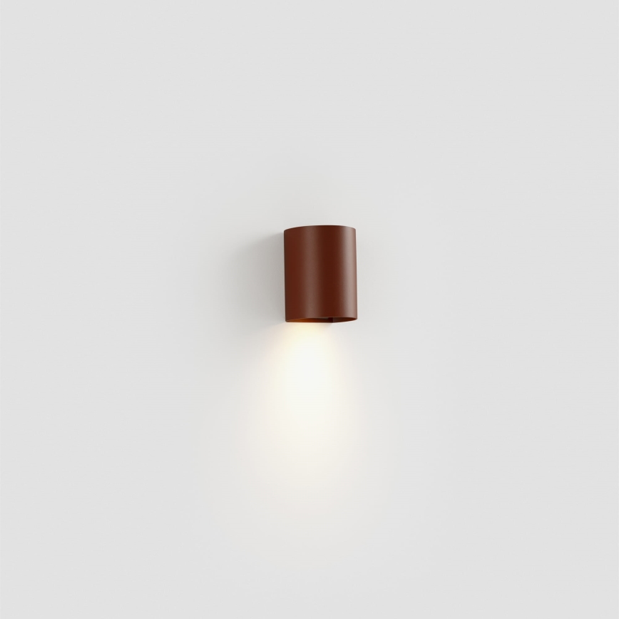 FARO 40525 - Applique murale SOLE 1xGU10/8W/230V brique arrondi