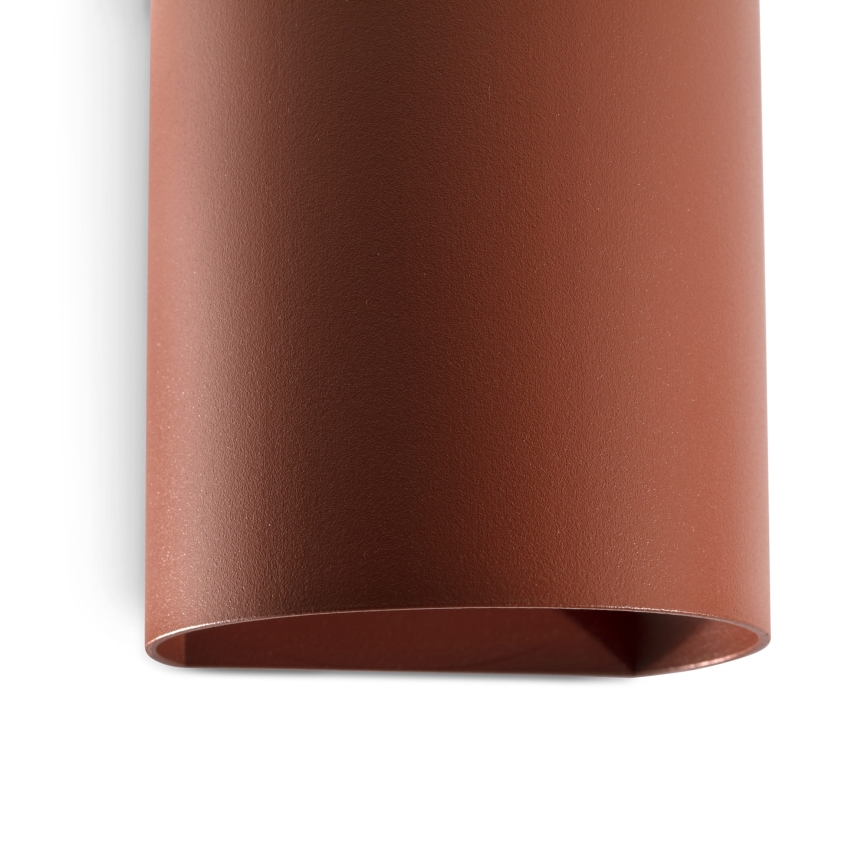 FARO 40525 - Applique murale SOLE 1xGU10/8W/230V brique arrondi