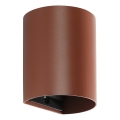 FARO 40525 - Wandlamp SOLE 1xGU10/8W/230V baksteen rond