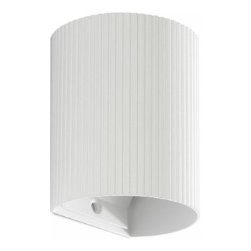 FARO 40526 - Wandlamp SOLE 1xGU10/8W/230V wit gegolfd rond