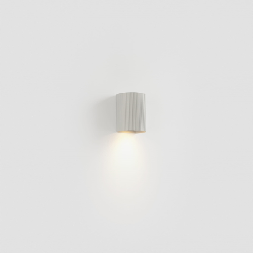 FARO 40526 - Wandlamp SOLE 1xGU10/8W/230V wit gegolfd rond