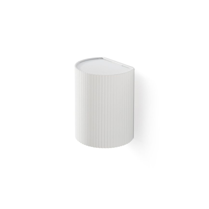 FARO 40526 - Wandlamp SOLE 1xGU10/8W/230V wit gegolfd rond