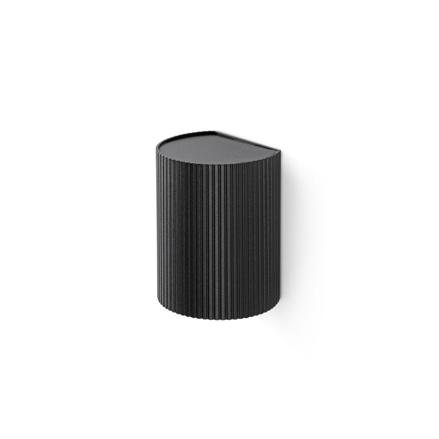 FARO 40527 - Applique murale SOLE 1xGU10/8W/230V noir ondulé arrondi