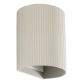 FARO 40528 - Wandlamp SOLE 1xGU10/8W/230V grijs gegolfd rond