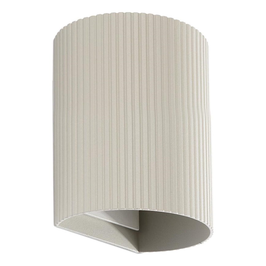 FARO 40528 - Wandlamp SOLE 1xGU10/8W/230V grijs gegolfd rond