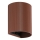 FARO 40529 - Applique murale SOLE 1xGU10/8W/230V brique ondulé arrondi