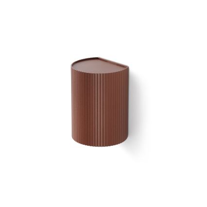 FARO 40529 - Applique murale SOLE 1xGU10/8W/230V brique ondulé arrondi