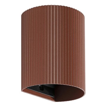 FARO 40529 - Wandlamp SOLE 1xGU10/8W/230V baksteen gegolfd rond