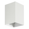 FARO 40534 - Applique murale SOLE 1xGU10/8W/230V blanc ondulé carré