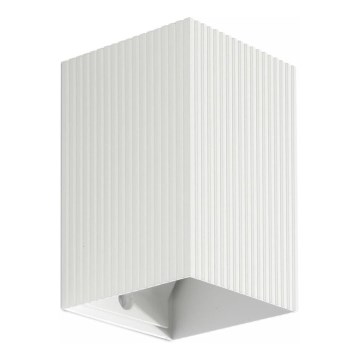 FARO 40534 - Applique murale SOLE 1xGU10/8W/230V blanc ondulé carré