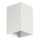 FARO 40534 - Wandlamp SOLE 1xGU10/8W/230V wit gegolfd hoekig