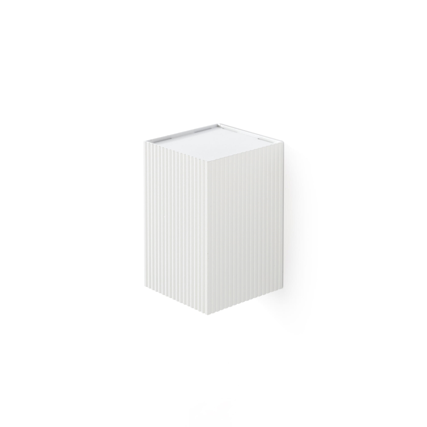 FARO 40534 - Wandlamp SOLE 1xGU10/8W/230V wit gegolfd hoekig