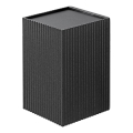 FARO 40535 - Applique murale SOLE 1xGU10/8W/230V noir ondulé carré