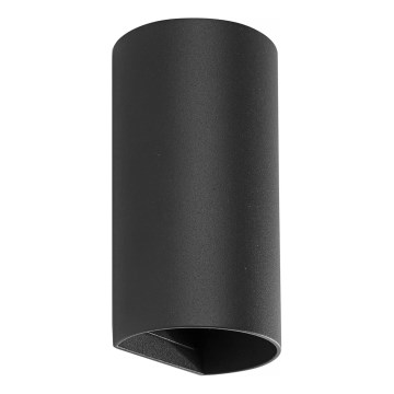 FARO 40539 - Wandlamp SOLE 2xGU10/8W/230V zwart rond