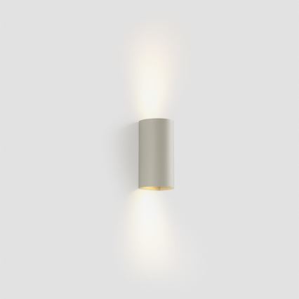 FARO 40540 - Applique murale SOLE 2xGU10/8W/230V gris arrondi