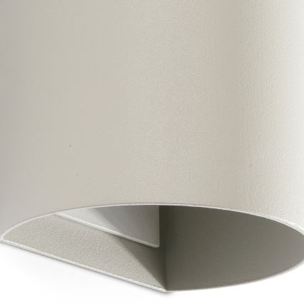 FARO 40540 - Applique murale SOLE 2xGU10/8W/230V gris arrondi