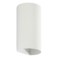FARO 40542 - Wandlamp SOLE 2xGU10/8W/230V wit gegolfd rond