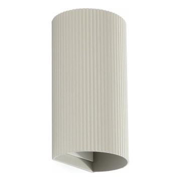 FARO 40544 - Wandlamp SOLE 2xGU10/8W/230V grijs gegolfd rond