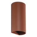 FARO 40545 - Wandlamp SOLE 2xGU10/8W/230V baksteen gegolfd rond