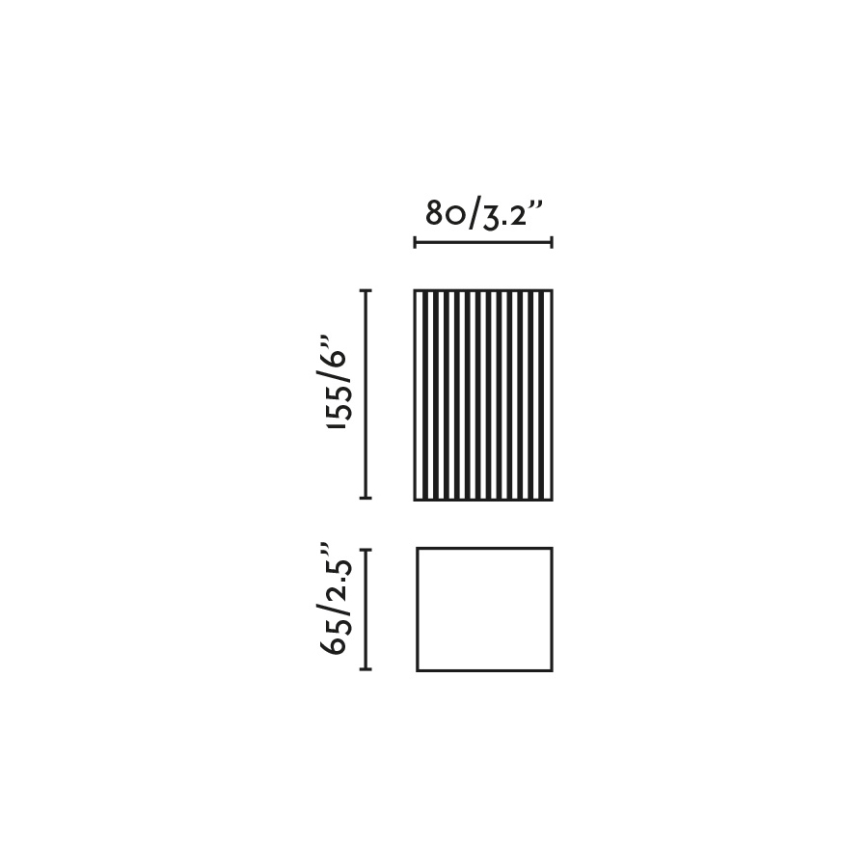 FARO 40566 - Applique murale SOLE 2xGU10/8W/230V noir ondulé carré