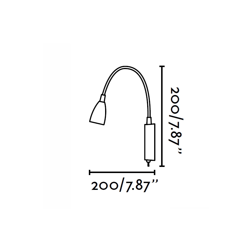 FARO 40994 - Wandlamp LOKE LED/3W/230V
