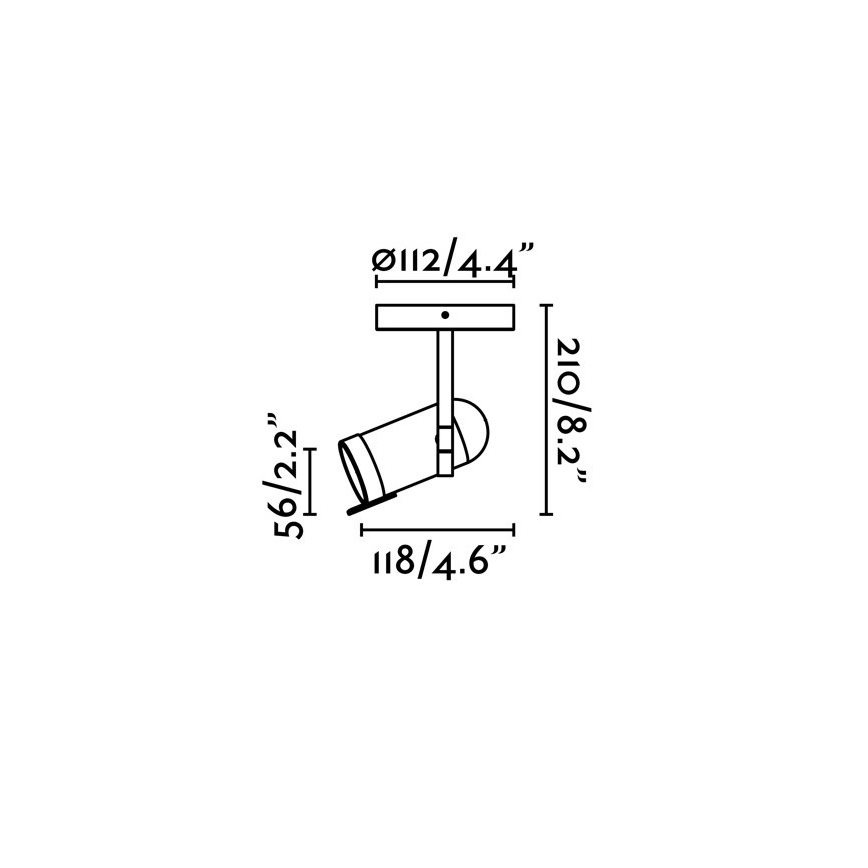 Faro 43529 - Spot ORLEANS 1xGU10/8W/230V wit