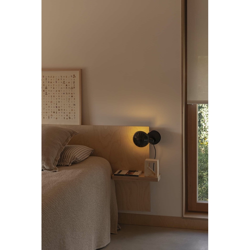 FARO 56100 - Lampe de table avec pince 2en1 BELA 1xE27/15W/230V noir