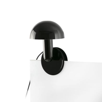 FARO 56100 - Lampe de table avec pince 2en1 BELA 1xE27/15W/230V noir