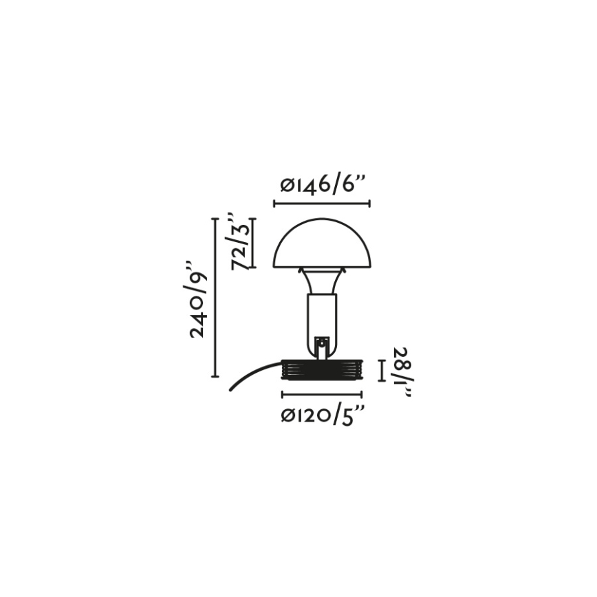 FARO 56101 - Lampe de table avec pince 2en1 BELA 1xE27/15W/230V blanc
