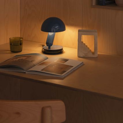 FARO 56102 - Lampe de table avec pince 2en1 BELA 1xE27/15W/230V bleu