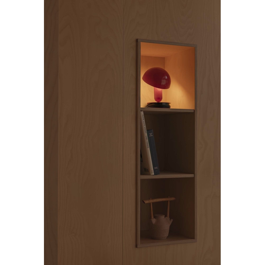 FARO 56103 - Lampe de table avec pince 2en1 BELA 1xE27/15W/230V rouge