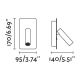 FARO 62117 - LED Wand Spot SUAU LED/3W/230V USB wit