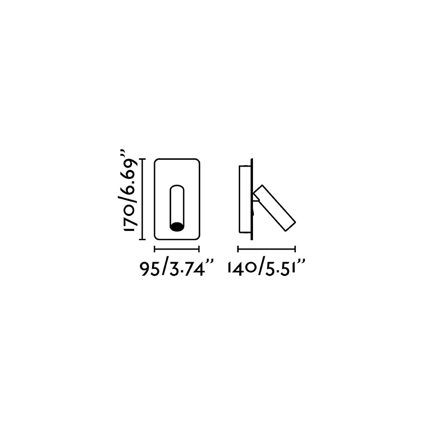 FARO 62120 - Applique murale LED SUAU LED/3W/230V blanche
