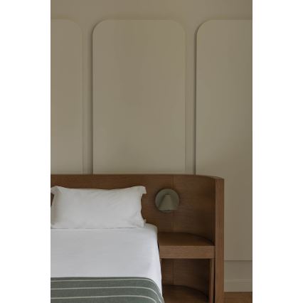 FARO 62356 - Spot mural NOON 1xE27/15W/230V kaki