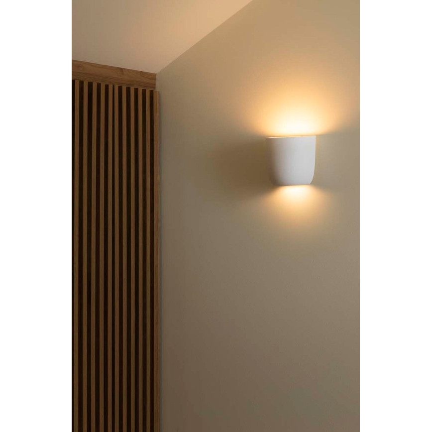 FARO 63428 - Wandlamp KAPPU 1xE14/7W/230V 15,8x15 cm wit