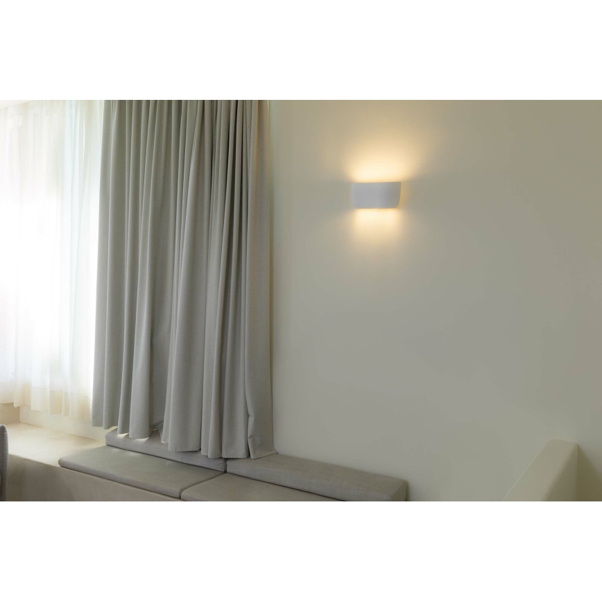 FARO 63430 - Wandlamp KAPPU 2xE14/7W/230V 16,8x30 cm wit