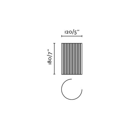 FARO 63435 - Applique murale TRAMA 1xE14/7W/230V blanc