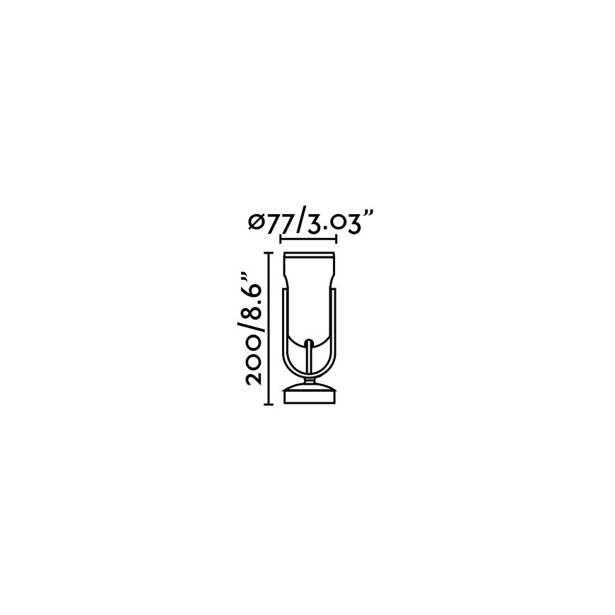 FARO 70035 - Applique murale LED extérieur SLOT-1 LED/14W/230V IP65 3000K