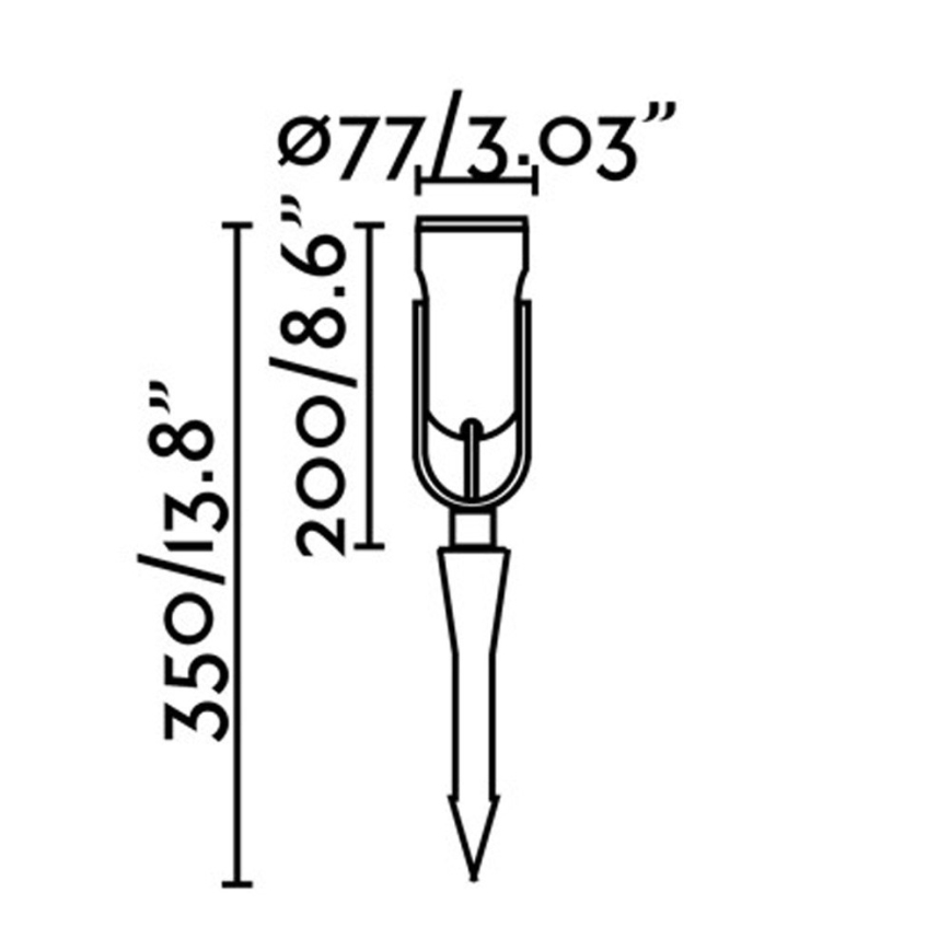 FARO 70037 - LED Buitenverlichting SLOT-35 LED/14W/230V IP65 3000K
