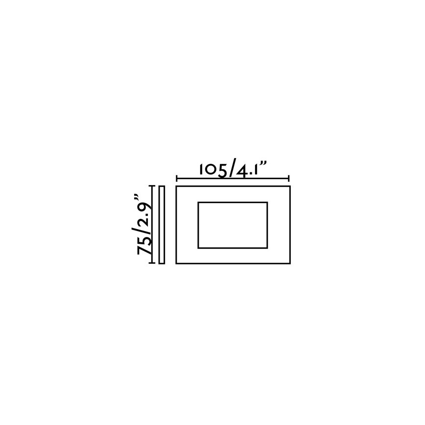 FARO 70163 - LED Inbouwverlichting voor buiten SPARK-1 LED/5W/230V IP65