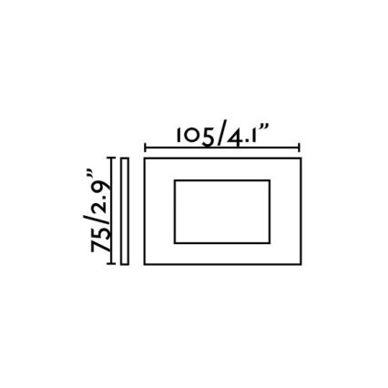FARO 70163 - Spot LED d'extérieur à encastrer SPARK-1 LED/5W/230V IP65