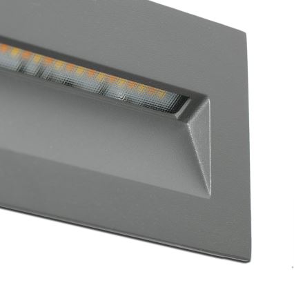 FARO 70289 - Luminaire encastrable MANI LED/5W/230V 2200/2700/3200/4000K IK07 IP65 gris