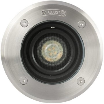 FARO 70310 - Luminaire encastré extérieur GEISER 1x GU10/8W/230V IK08 IP67 acier inoxydable