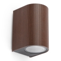 FARO 70324 - Applique murale d'extérieur ESTELA 1xGU10/5W/230V IP65 brun