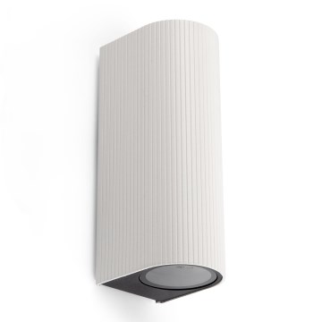 FARO 70328 - Applique murale extérieure ESTELA 2xGU10/5W/230V IP65 blanche