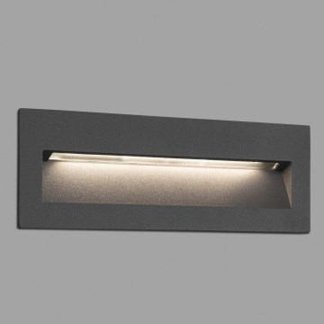 FARO 70638 - LED buiten inbouwarmatuur NAT LED/8W/230V IP65 zwart