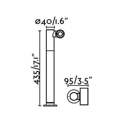 FARO 70783 - LED Buitenlamp SPY-2 LED/6W/230V IP65