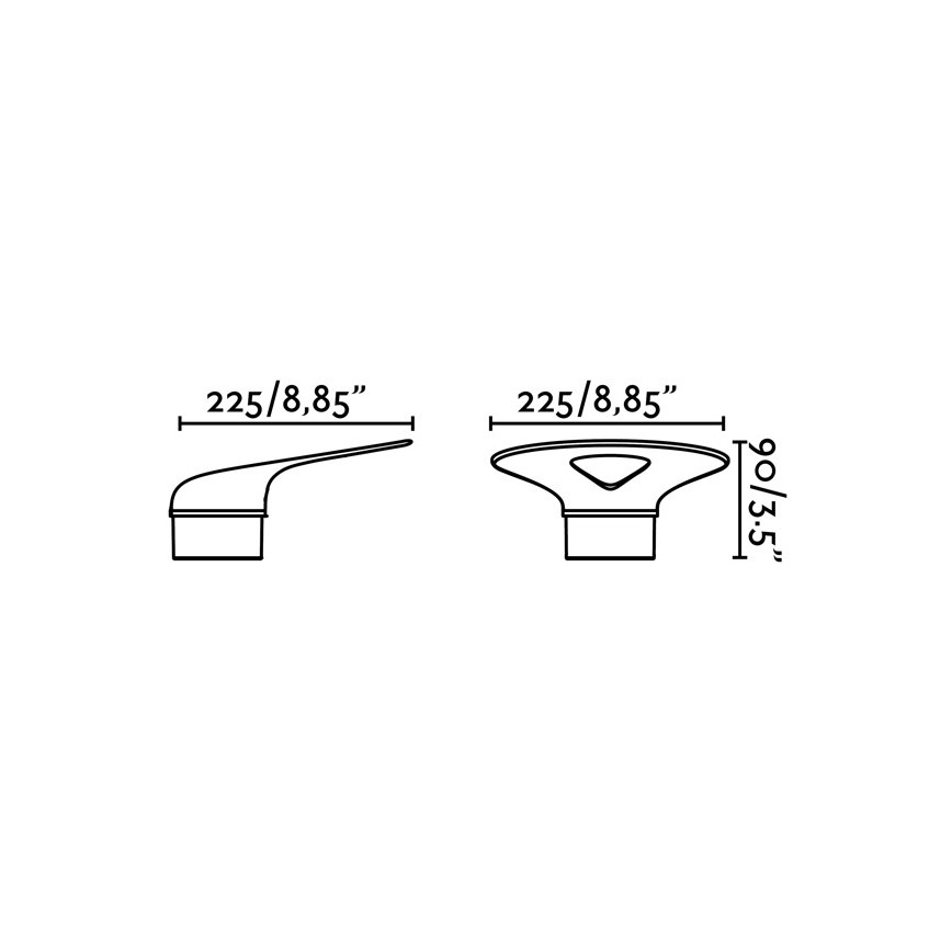 FARO 71223 - Applique murale LED d'extérieur LOTUS LED/18W/230V IP65